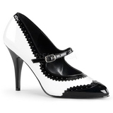 Black White 10,5 cm VANITY-442 Pumps with low heels
