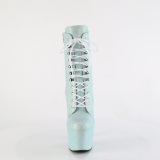 Blue glitter 18 cm ADORE high heels ankle boots platform