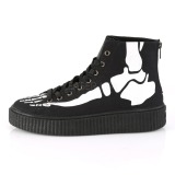 Canvas 4 cm SNEEKER-252 Mens sneakers creepers shoes