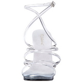 Clear 11,5 cm CHIC-07 High Heeled Stiletto Sandal Shoes