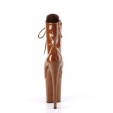 FLAMINGO-1020 20 cm pleaser högklackade boots brun