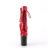 FLAMINGO-1020 20 cm pleaser högklackade boots röda