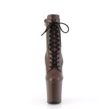 FLAMINGO-10202 20 cm pleaser hgklackade boots mocha