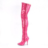 Fuchsia Lack 13 cm SEDUCE-3000 L�rh�ga St�vlar f�r M�n