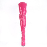 Fuchsia Lack 13 cm SEDUCE-3000 L�rh�ga St�vlar f�r M�n