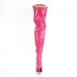 Fuchsia Lack 13 cm SEDUCE-3000 L�rh�ga St�vlar f�r M�n
