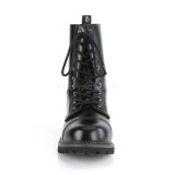 Genuine leather RIOT-10 demonia ankle boots - steel toe combat boots