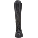 Genuine leather RIOT-20 demonia boots - unisex steel toe combat boots