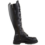 Genuine leather RIOT-21MP demonia boots - unisex steel toe combat boots