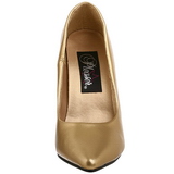 Gold Matte 13 cm SEDUCE-420 pointed toe pumps high heels