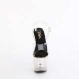 Gray 18 cm LOVESICK-708T Acrylic platform high heels shoes