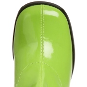 Gr�na lackst�vlar 7,5 cm GOGO-300 h�gklackat damst�vlar f�r m�n