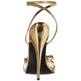 Guld 15 cm DOMINA-108 klackskor f�r m�n