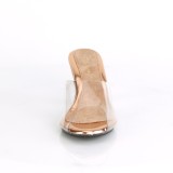 Guld 8 cm BELLE-301 klackskor f�r m�n