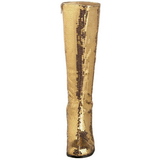 Guld Paljetter 8 cm SPECTACUL-300SQ H�ga Damst�vlar f�r M�n