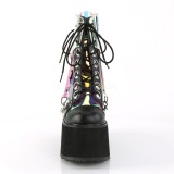 Hologram 14 cm SWING-115 lolita ankle boots wedge platform