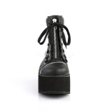 Hologram 7 cm Demonia GRIP-102 gothic platform ankle boots