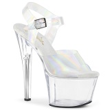 Hologram high heels 18 cm SKY-308N JELLY-LIKE stretch material platform high heels