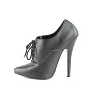 Konstl�der 15 cm DOMINA-460 high heels oxford skor m�n