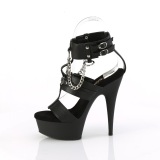 Konstl�der plat� 15 cm DELIGHT-661 pleaser h�ga klackar skor