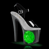LED gldlampa plat 19 cm CIRCLE-708LT2 pole dance high heels