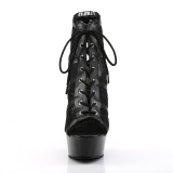 Lace Fabric 15 cm DELIGHT-696LC platform ankle booties