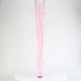 Lacklder 18 cm ADORE-3850 Rosa lrhga stvlar med snrning