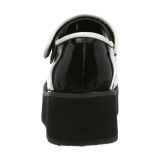 Lacklder 6 cm SPRITE-01 emo maryjane skor - kvinder platskor med spnne