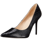 L�der 10 cm CLASSIQUE-20SP stora storlekar stilettos skor