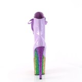 Lavendel 20 cm FLAMINGO-1020HG glitter klackar exotic pole dance klackar