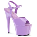 Lavendel platå 18 cm ADORE-709 pleaser high heels skor