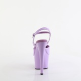 Lavendel plat 18 cm ADORE-709 pleaser high heels skor