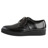 Leather 3 cm CREEPER-712 Platform Mens Creepers Shoes