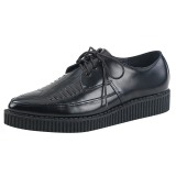 Leather 3 cm CREEPER-712 Platform Mens Creepers Shoes