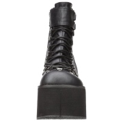 Leatherette 11,5 cm KERA-21 lolita ankle boots wedge platform