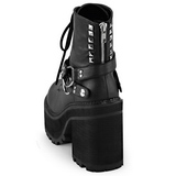 Leatherette 12 cm ASSAULT-101 goth lolita platform ankle boots