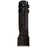 Leatherette 14 cm SWING-221 lolita knee boots goth platform boots