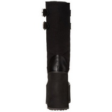 Leatherette 14 cm SWING-221 lolita knee boots goth platform boots