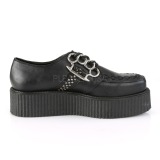 Leatherette 5 cm V-CREEPER-516 Mens Creepers Shoes
