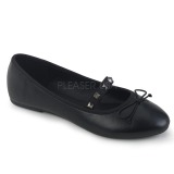 Leatherette DEMONIA DRAC-07 ballerinas flat womens shoes
