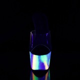 Neon 18 cm ADORE-701GXY genomskinliga klackar