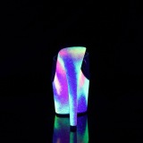 Neon 18 cm ADORE-701GXY genomskinliga klackar