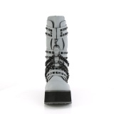 Neon 8,5 cm TRASHVILLE-138 demonia stövler - unisex platåstövlar