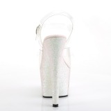 Opal glittriga klackar 18 cm Pleaser ADORE-708HMG pole dance skor
