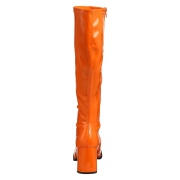 Orange lackst�vlar 7,5 cm GOGO-300 h�gklackat damst�vlar f�r m�n
