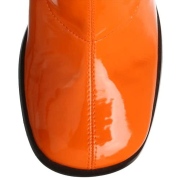 Orange lackst�vlar 7,5 cm GOGO-300 h�gklackat damst�vlar f�r m�n