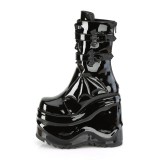 Patent 15 cm WAVE-150 demonia knee boots wedges platform