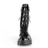 Patent 3 cm LILITH-270 demonia boots platform