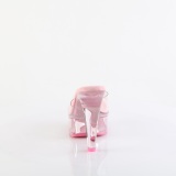 Perspex 13 cm MARTINI-501 rosa hgklackade mules