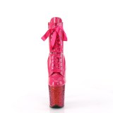 Pink 20 cm FLAMINGO-1020HG glitter klackar exotic pole dance klackar